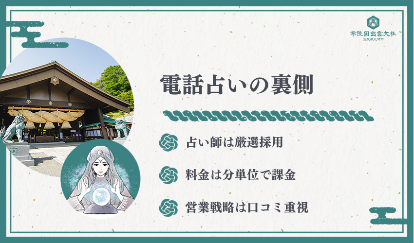 電話占いの舞台裏