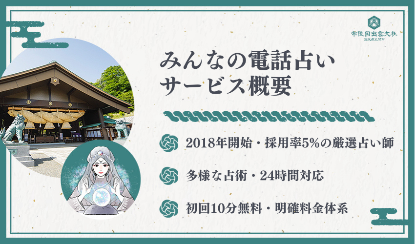 みんなの電話占いサービス概要