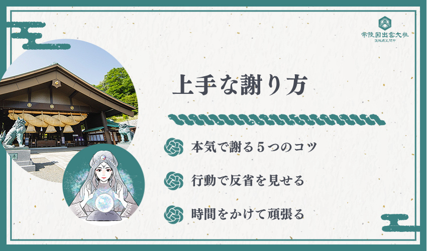 効果的な謝罪方法と信頼回復