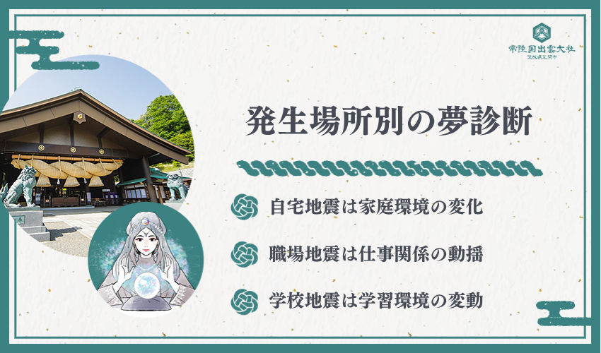 場所別で見る大地震の夢診断【発生場所の意味】