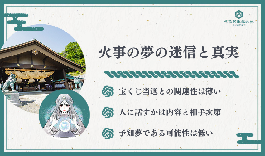 火事の夢にまつわる迷信と真実